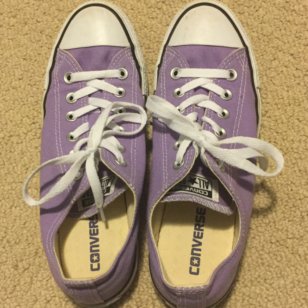 women's purple converse us 9 uk 7